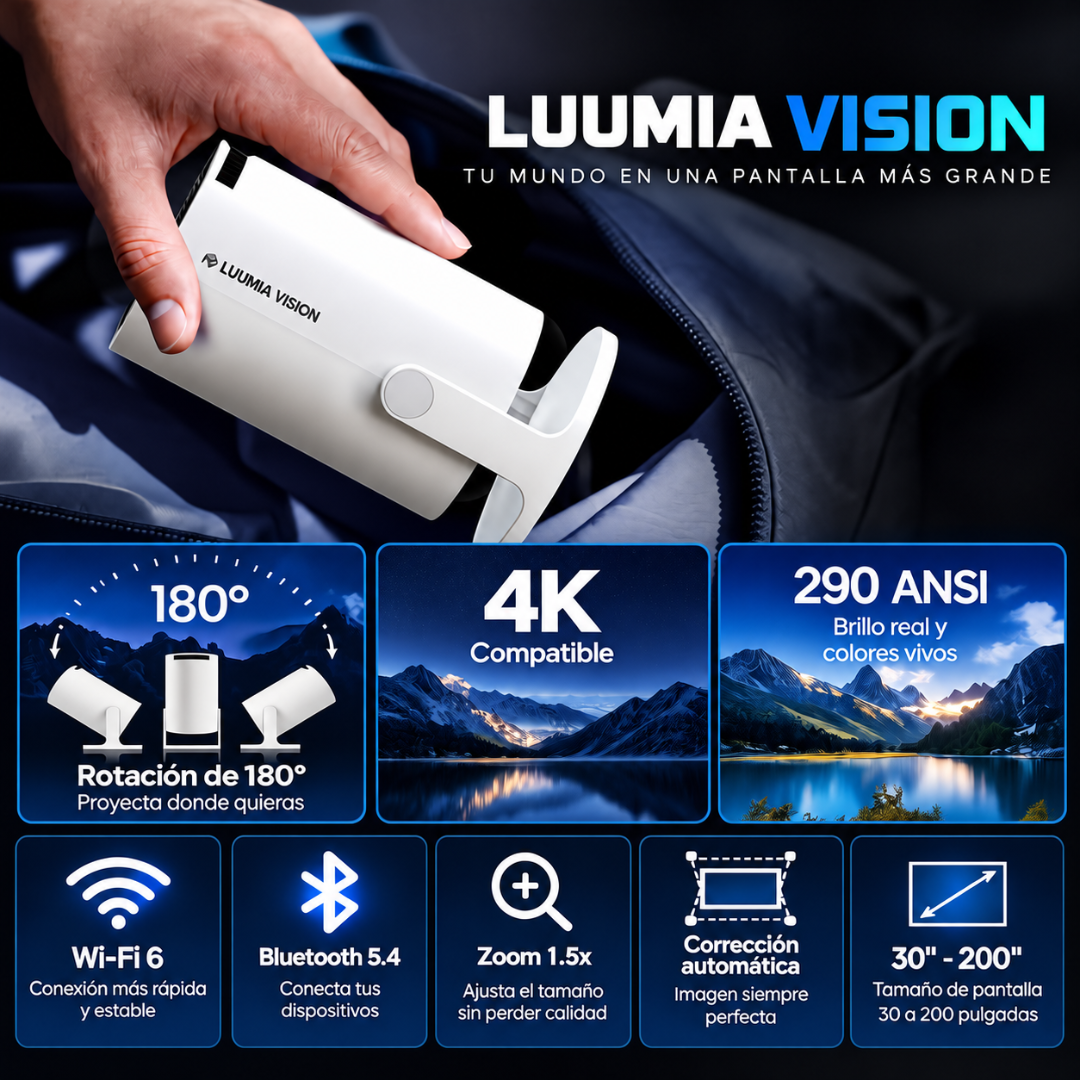 Luumia Vision El Proyector Que Cambiará Tu Habitación